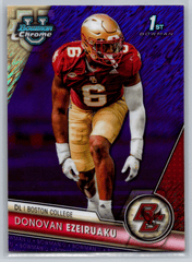 2023 1st Bowman Chrome U Purple Shimmer #71 Donovan Ezeiruaku